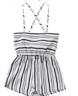 Pinstripe Romper