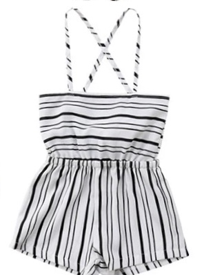 Pinstripe Romper 1